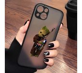 Groot Baby Superhero Phone Case For Apple iPhone 14 13 12 11 XS Mini Pro Max 8 7 XR X Matte Frosted Translucent