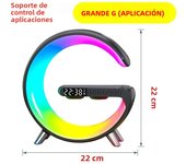 Multifunction 3 In 1 Wireless Charger Pad Stand Speaker LED RGB Night Light Lamp Desk Fast Charging Station For iPhone Samsung