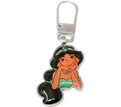 Disney – Tirador Cremallera Metálico – (licencia oficial) – Princesas – Aladín – Yasmín – 2,5 x 2,0 cm. - Moda The Happy Patch