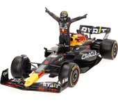Burago - Maqueta coche Fórmula 1, Carlos Sainz, Max Verstappen, Ferrari SF-23, Oracle Red Bull Racing RB19, Escala 1/24, incluye figura piloto, maquetas coches, miniatura de colección, F1, BBurago, regalos para coleccionistas, +14 años