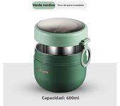600ml Food Thermal Jar Insulated Soup Cup Thermos Containers Stainless Steel Lunch Box Thermo Keep Hot Vaccum Cup With Spoon