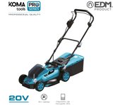 Cortacésped 20v  brushless (sin bateria y cargador) 97x93cm koma tools pro series battery
