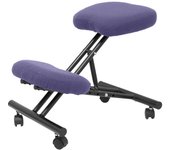 Piqueras Y Crespo Silla Ergonómica BALI Azul Claro con Reposarodillas y Ruedas