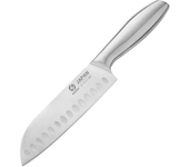Hollow Handle Kitchen Knife 7 inch Santoku Knife 30cr13 Stainless Steeel Kitchen Chef Knives Non Stick Blade Santoku Japan Knife