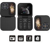 SERVO i17 mini Foldable Mobile Phone GSM 2 SIM Card Magic Voice FM Radio Blacklist Type-C 1.77" Screen Small Flip Telephones