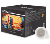 50 Cápsulas SOLO Caffè Monorigine Uganda, 100% arábica, café de origen único, cápsulas compostables E.S.E. SOLO – Caffè Uganda tiene un sabor envolvente y una acidez pronunciada pero elegante, que se combina con toques de chocolate y notas herbáceas.