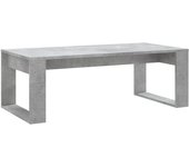 vidaXL Mesa de centro madera de ingeniería 102x50x35 cm Blanco, Negro, Blanco brillante Mesita de Salón o Comedor o Auxiliar Mesa de Café Meuble Salón