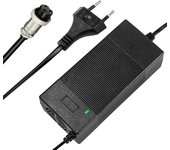 FGNS. Cargador para patinete eléctrico,bicicleta eléctrica, E-Bike,54,6 V, 2A para cargar batería de litio de 48V,  3 PIN 12mm,GX16.