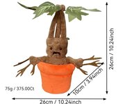 Muñeca mágica con voz de planta- Una muñeca de planta en maceta que canta y cura.