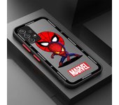 Matte Case For Samsung A52 A53 A12 A13 A14 A21s A22 A24 4G A32 A54 A53 A72 A73 5G Phone Cover Marvel Venom Spiderman Iron Man