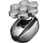 Maquina de Afeitar Hombre, Afeitadora Cabeza Hombre, 6 en 1 Afeitadora Electrica Hombre para Calva, 8 Cabezas Rotativa Afeitadora de Cabeza
