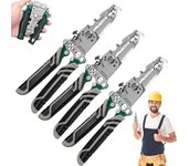 Herramientas pelacables profesionales multifuncionales 18 en 1 - Alicates de electricista plegables (2PCS)
