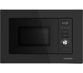 Infiniton IMW20BTN - Microondas Integrable 20L 1000W con Grill, Color Negro