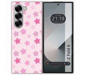 Tumundosmartphone Funda Carcasa Dura para Samsung Galaxy Z Fold 6 5G diseño Flores Dibujos