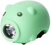 Cute Pig Bicycle Lights Rechargeable Bike Front Light Headlight Night Riding Children Cartoon Pig Lights for Electric Scooter