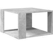 vidaXL Mesa de centro madera de ingeniería 51,5x51,5x30 cm Blanco, Negro, Roble Sonoma Mesita de Salón o Comedor o Auxiliar Mesa de Café Meuble Salón