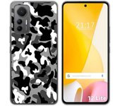 Funda Silicona para Xiaomi 12 Lite 5G diseño Snow Camuflaje Dibujos