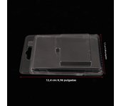 1pc Blister Plastic Transparent Packaging Box Keychain Case Cover Cosmetic Gift Box Display Box With Hang Hole