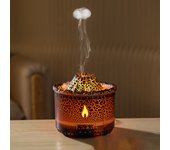 Volcano aromatherapy machine desktop essential oil diffuser flame humidifier household night light decoration
