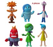 5/6pcs Disney Inside Out Kids Toy Figure Sadness Joy Anger Action Doll Toy Cake Decorative Desk Ornament Kid Birthday Gift