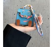 Mini Tiny PU Leather Handbag Decoration Pendant Bag For Airpods 4 3 2 Pro 2 For Galaxy Buds 3 3Pro 2 2Pro/Buds FE Headphone Case