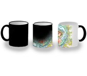 MERCHANDMANIA TAZA MÁGICA anime niña dragon bruja isekai pelicula magic mug