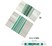 10PCS 1S 3.7V 3A li-ion BMS PCM battery protection board pcm with Belt for 18650 lithium ion li battery
