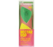 REAL TECHNIQUES NECTAR POP DEWY DOSE SPONGE SET KIT 2 ESPONJAS