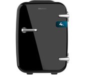 CECOTEC 02685 Mini Frigorífico Portátil 4L Habana Black: Enfría y Calienta en Coche y Caravana