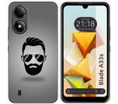 Funda Silicona para Zte Blade A33s diseño Barba Dibujos
