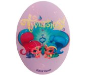 Parches Ropa Shimmer & Shine – Parche Impreso Ropa – Magia – (licencia oficial) – Shimmer & Shine – Fantasía – Amig@s – Amistad – Genio – 11,0 x 8,0 cm. – Moda The Happy Patch