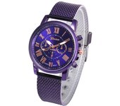 Casual Quartzs Reloj de pulsera elegante Correa de Doble Capa Reloj de pulsera Gift de cumpleaños