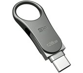 SP Lapiz USB C80 USB-C 3.2 128GB Dual Metalico