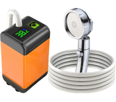 Showers De Camping Portátiles Eléctricos Con Bomba Y Pantalla Digital IPX7 Impermeable Para Actividades Al Aire Libre Y Senderismo