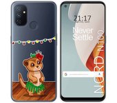 Tumundosmartphone Funda Gel Transparente para Oneplus Nord N100 diseño Suricata Dibujos