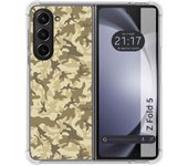 Funda Silicona para Samsung Galaxy Z Fold 5 5G diseño Sand Camuflaje Dibujos