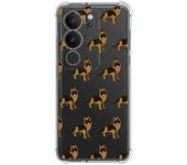 Funda Silicona Antigolpes para Vivo V29 5G diseño Perros 09 Dibujos