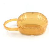 Baby Solid Pacifier Box Soother Container Holder Pacifier Box Travel Storage Case Safe Holder Pacifier PP Plastic Box Size S