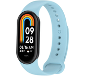 Strap For Mi Band 8 Bracelet For Xiaomi Mi Band 8 Strap Metal-plug TPU Silicone SmartWatch Wristband For Mi Band 8 Bracelet