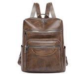 Anti-robo Mujer Mochila de Cuero de pu mochila de Bolsa de mano Mochilas Casual