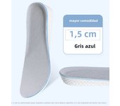 1 Pair Comfortable Men Women Height Increase Insoles Shock Absorption Memory Foam Brand Shoes Sole Pad Breathable Feet Care Pads