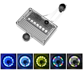 Colorful Bike Wheel Spoke solar Light Waterproof MTB Balance Bicycle Light LED RGB Tyre Tire Flash Lights Warning Cycling Lamp