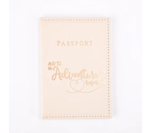 2024 New PU Leather Travel Passport Cover Heart Letter Print Women Passport Holder Case for Men Travel Document Credit Card Case