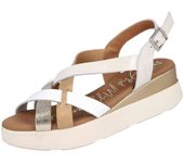 Sandalias Oh! My Sandals Md5670 para mujer en color beige