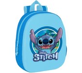 Safta Mochila 3D Stitch Disney Producto Oficial Producto Escolar Niños y Niñas
