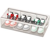 Transparent Plastic Shoes Case Thickened Drawer Case Plastic Shoe Boxes Stackable Box Shoe Organizer Shoebox