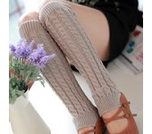 Sports Outdoor Womens Fashion Winter Knit Crochet Knitted Leg Warmers Legging Boot Cover 6 Colors
