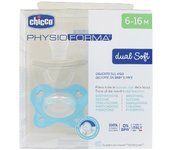 Chicco Chupete  Physioforma Dual Soft Gris/Azul 6-16M 2 UD
