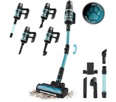 Cecotec Aspirador vertical Conga Rockstar 9500 Lunar Pet Flex Succión de 300 AW, Potencia de 780 W, 90 min. de autonomía