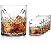 Juego de 3 Jarrón de 340 ml-Jarrón Pequeños para Beber-Juego de Vaso de Agua atemporales-Jarrón ideales para Ginebra, latte macchiato y whisky